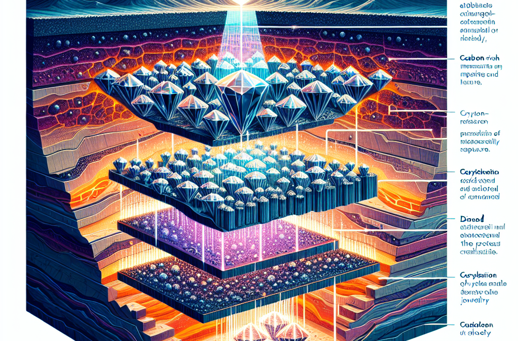 How is the diamond formed