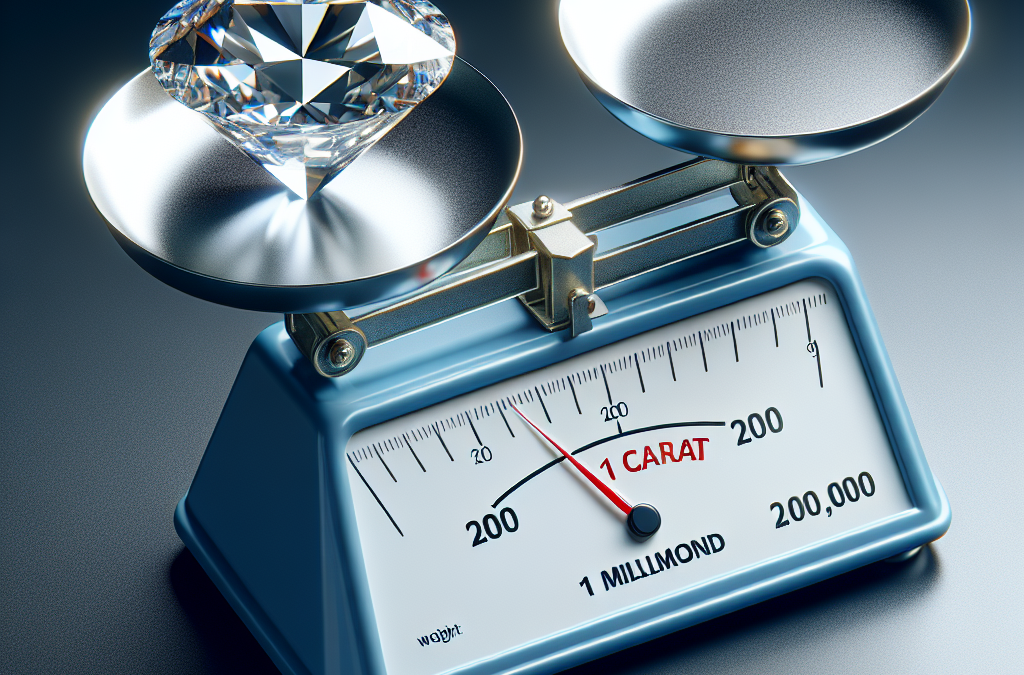 How much does a 1 carat diamond weigh
