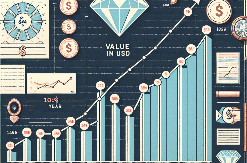 How much have diamonds appreciated in 20 years