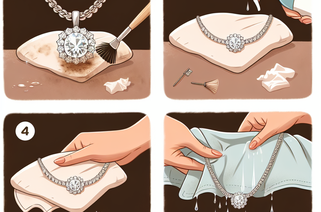 How to clean diamond necklace