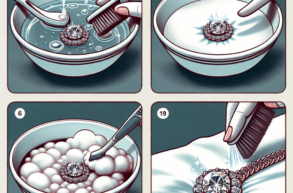 How to clean diamond necklace