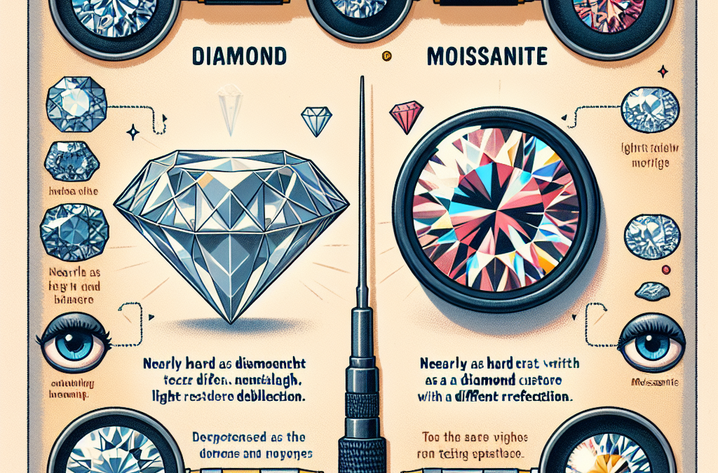 How to tell a diamond from a moissanite