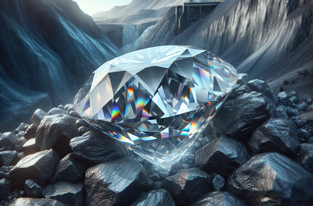 What do diamonds in the rough look like