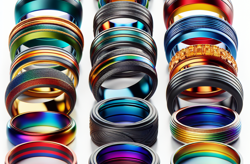 Are colored men’s rings a current trend in wedding jewelry?