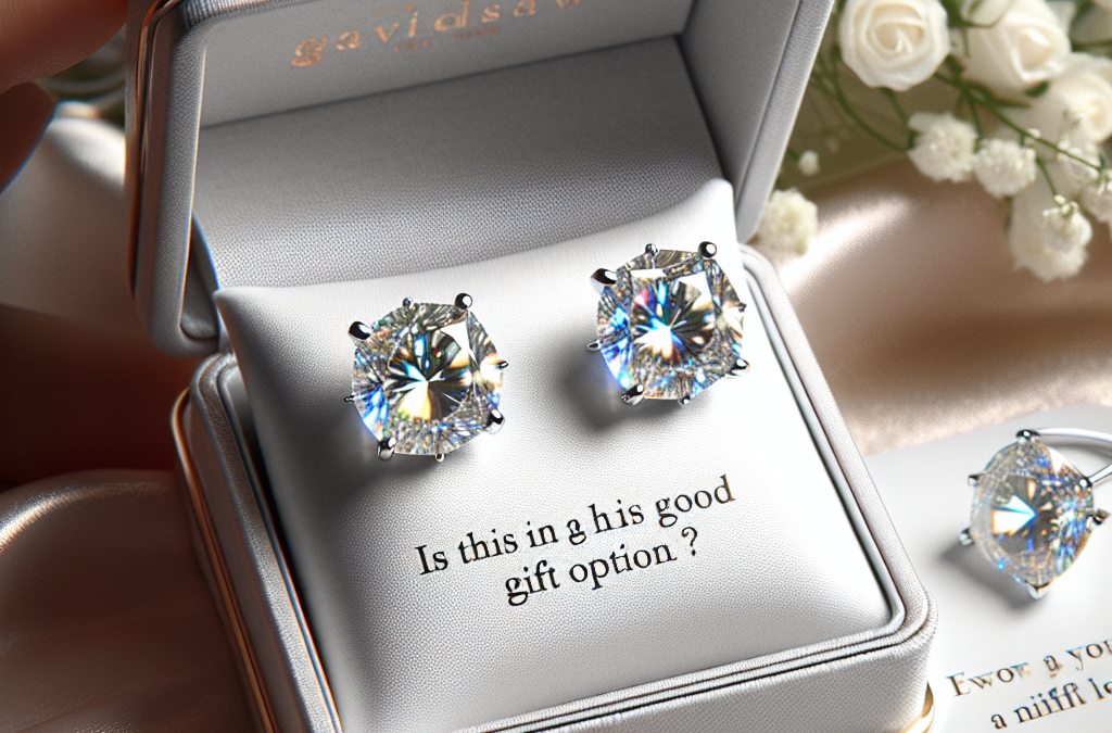 Are lab grown diamond earrings a good gift option?