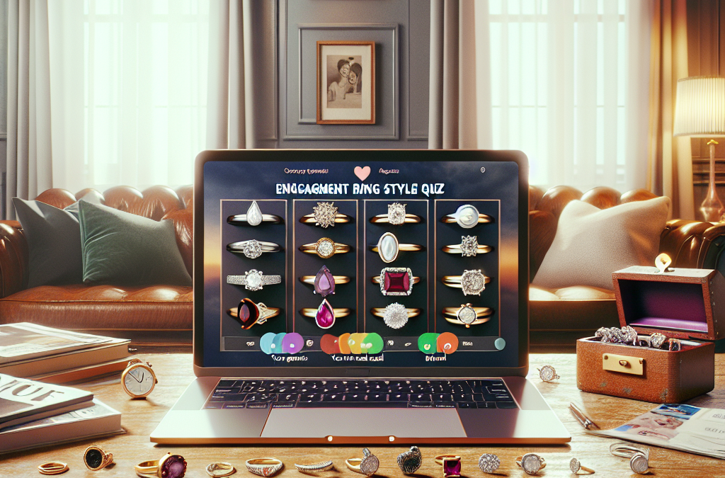 How can you find your ideal engagement ring style with a style quiz?