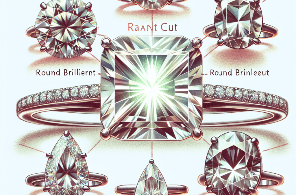 How does a radiant solitaire engagement ring differ from other cuts?