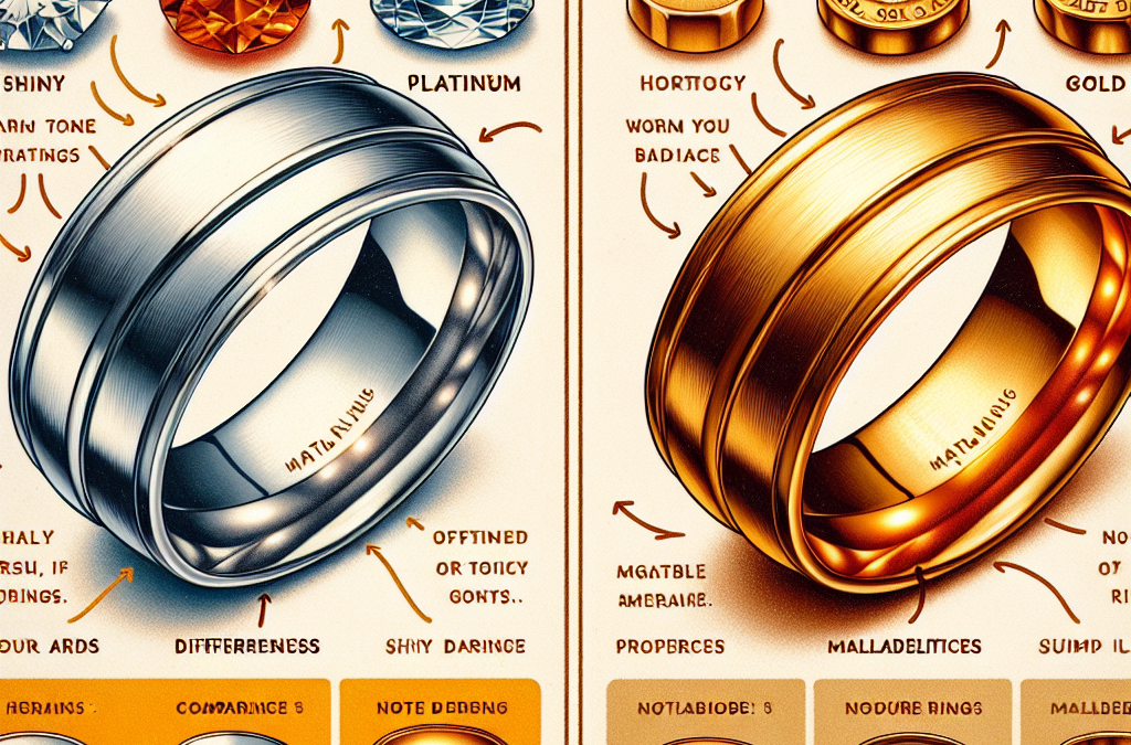How does one type of metal compare to another for men’s rings?