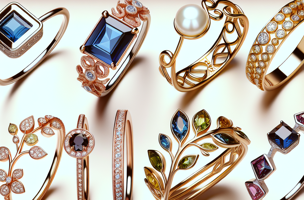 What are some creative wedding ring options for women?