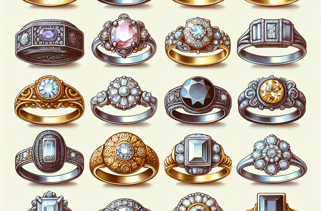 What do second hand engagement rings typically look like?