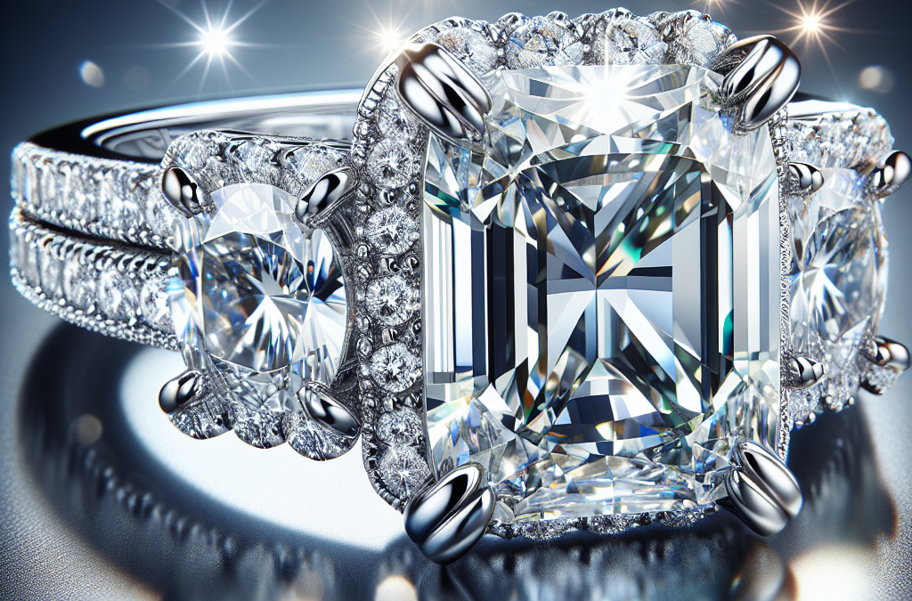 What is a side stone engagement ring design?