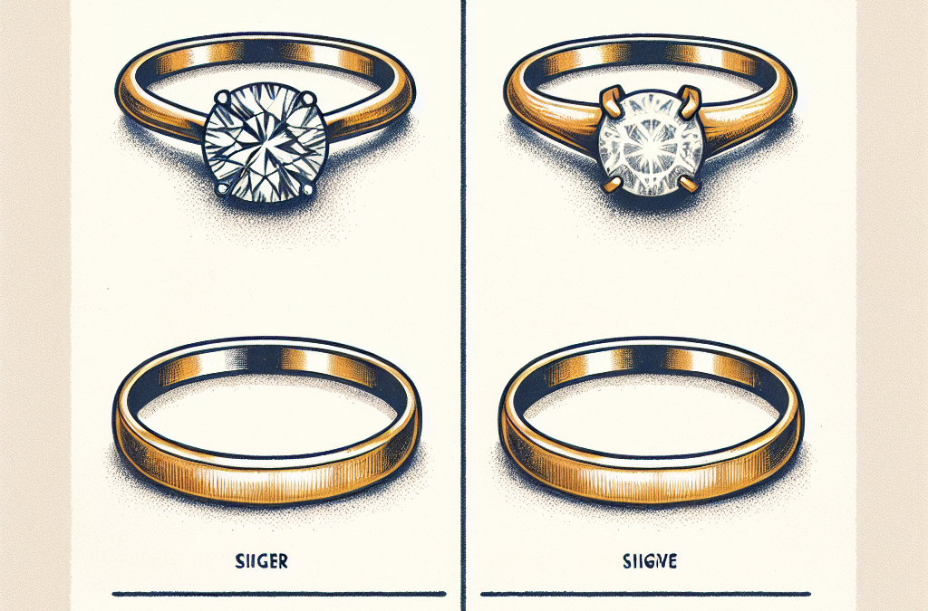 What is the difference between a wedding ring and an engagement ring?