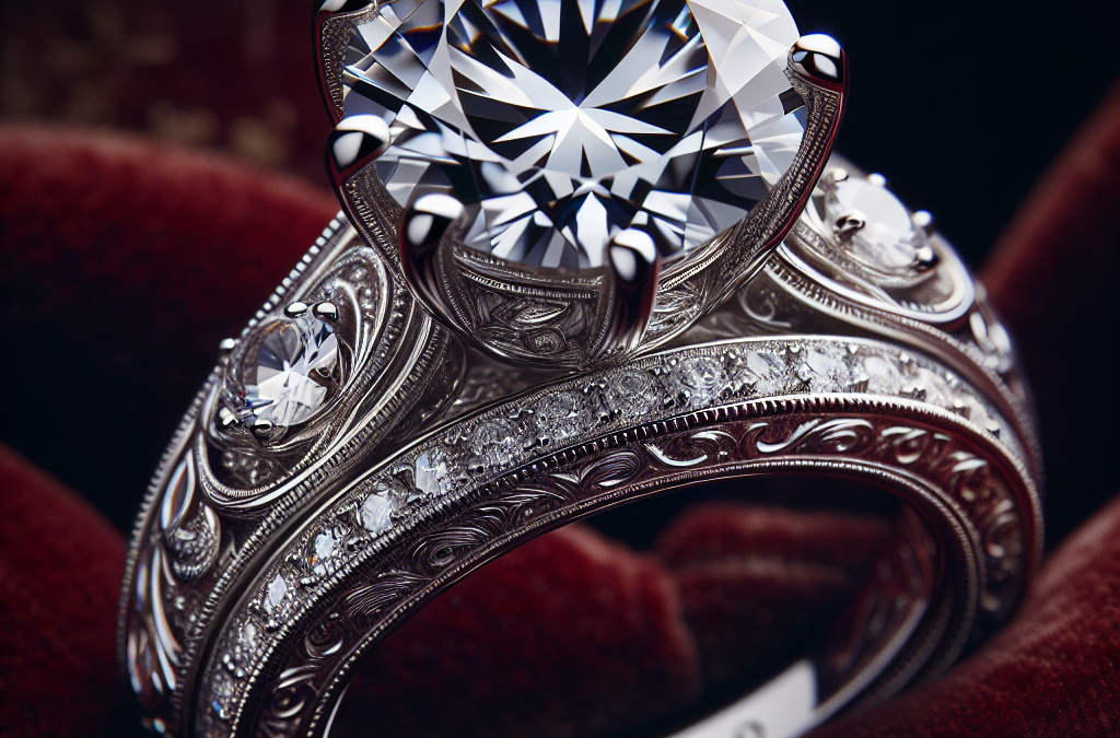 What makes a 3 carat diamond engagement ring design stand out?