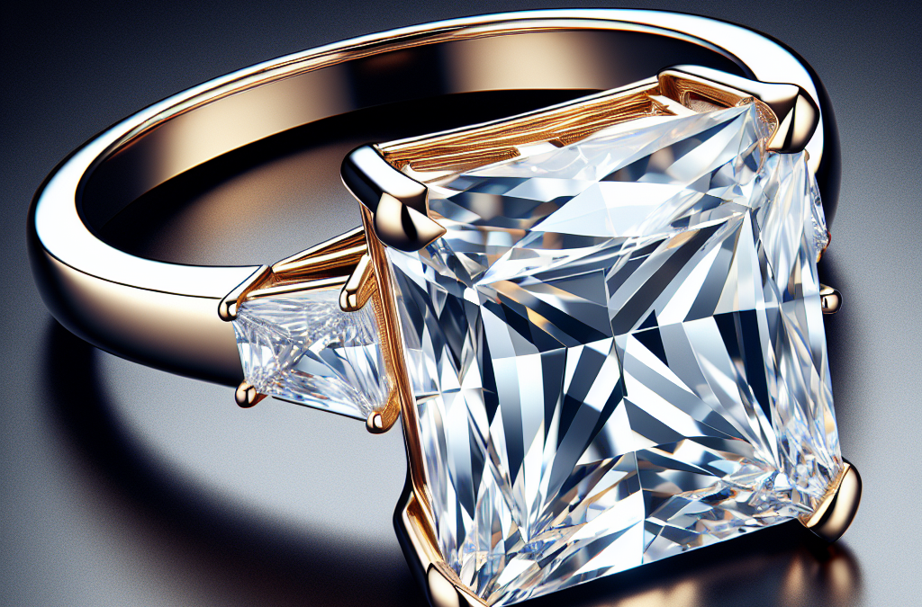 What makes a princess cut diamond engagement ring design special?