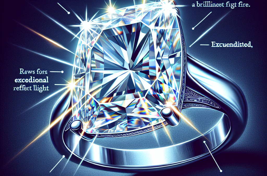 What makes a radiant cut diamond engagement ring a good choice for sparkle?