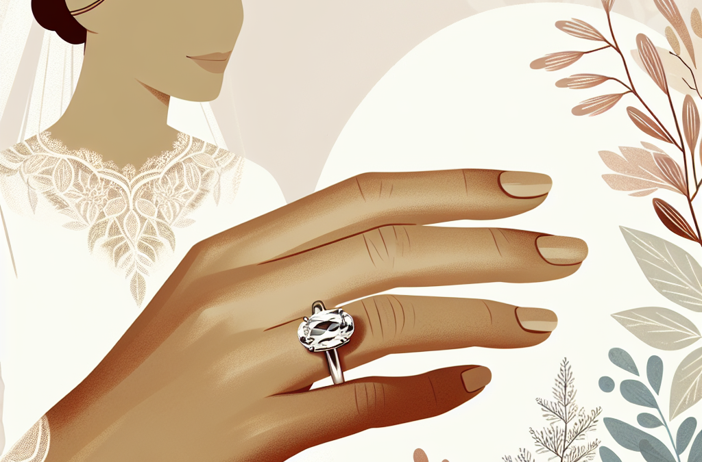 What makes oval engagement rings a popular choice for modern brides?
