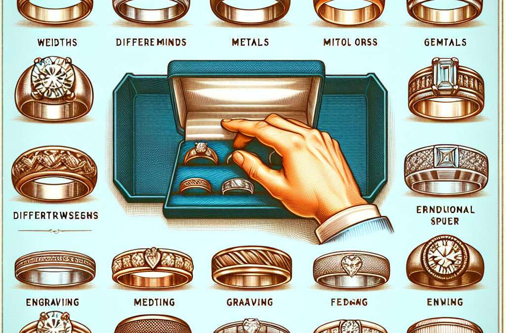 What should you consider when selecting a men’s wedding ring?