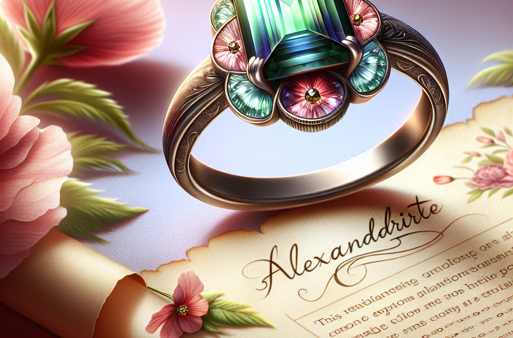 Why choose an alexandrite engagement ring for your proposal?