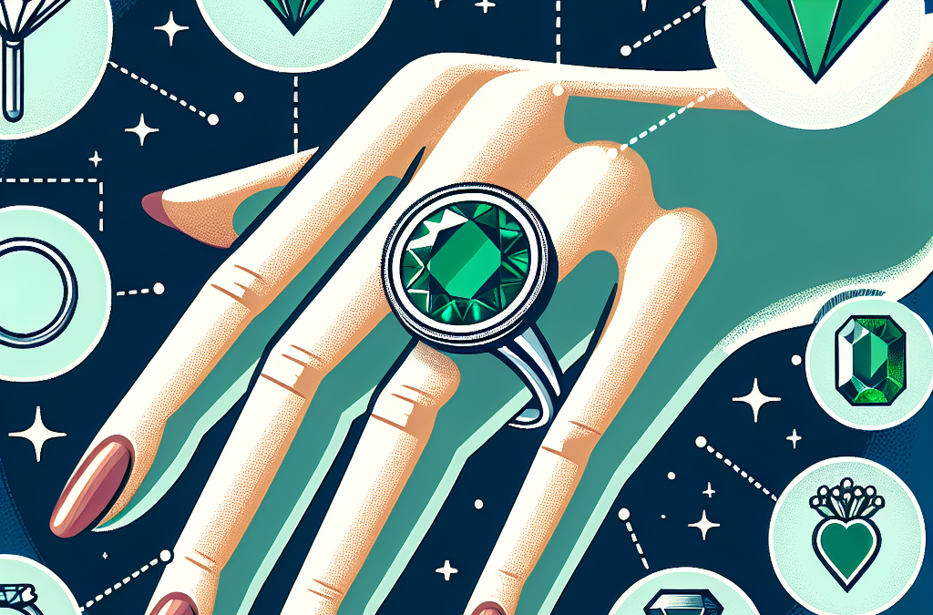 What are the benefits of diamond emerald engagement rings?