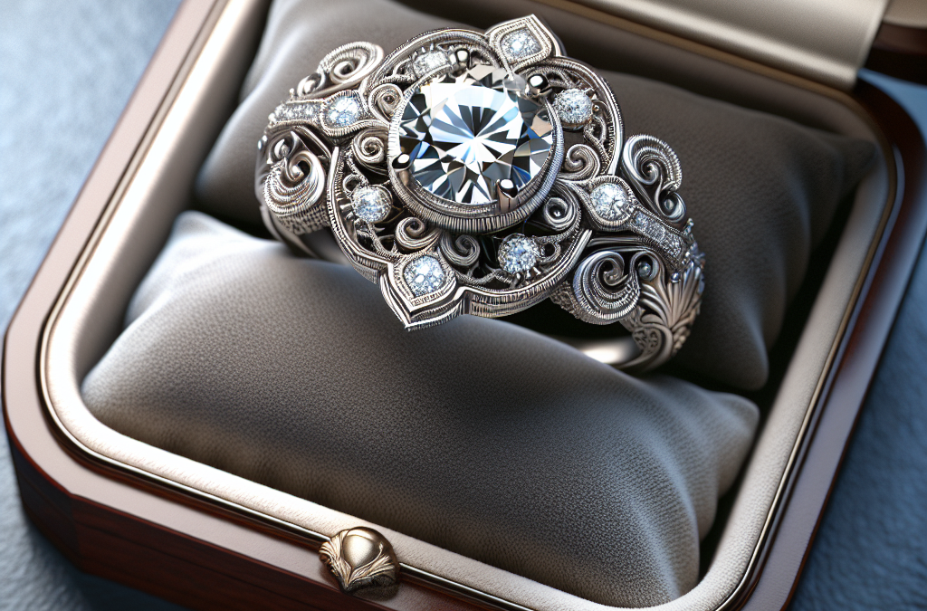 What is special about antique round engagement rings?
