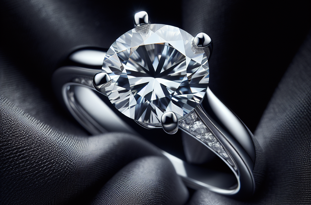 What makes a white gold solitaire diamond engagement ring timeless?