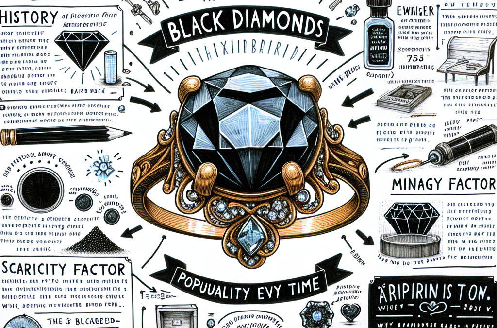 Why are antique black diamond engagement rings rare?