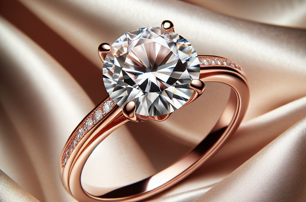 Why are diamond engagement rings in rose gold so popular?