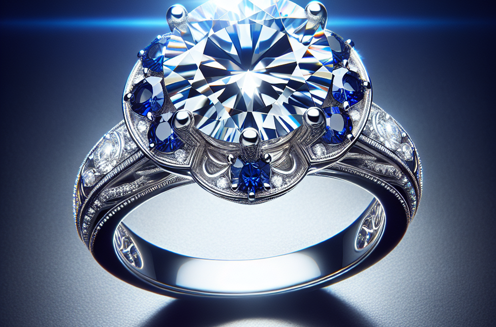 Why are diamond engagement rings with sapphires unique?