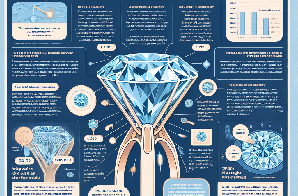 Why are light blue diamond engagement rings rare?