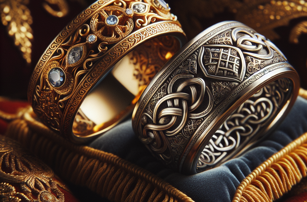 Why are ornate wedding rings unique?