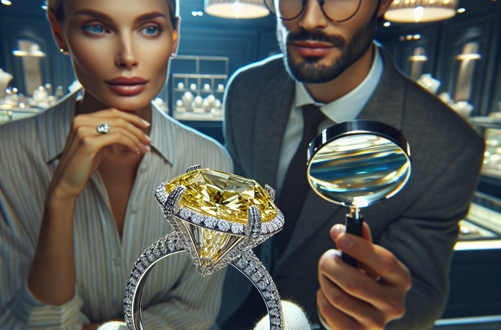 Why choose a fancy yellow diamond engagement ring?