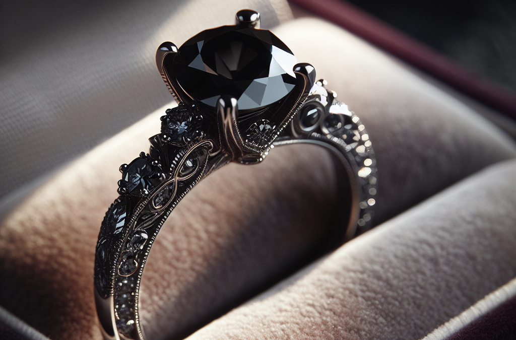 Why choose natural black diamond engagement rings?