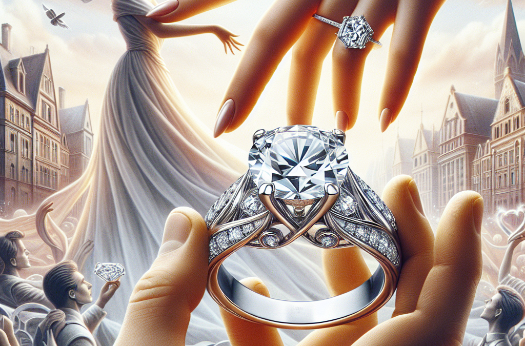 Why choose white diamond engagement rings?