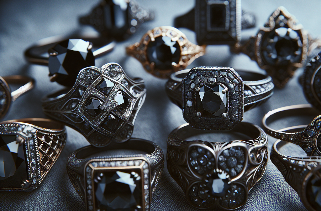 Why pick antique black diamond engagement rings?