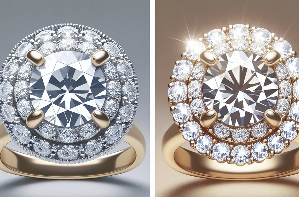 How do double halo designs affect a diamond’s brilliance?