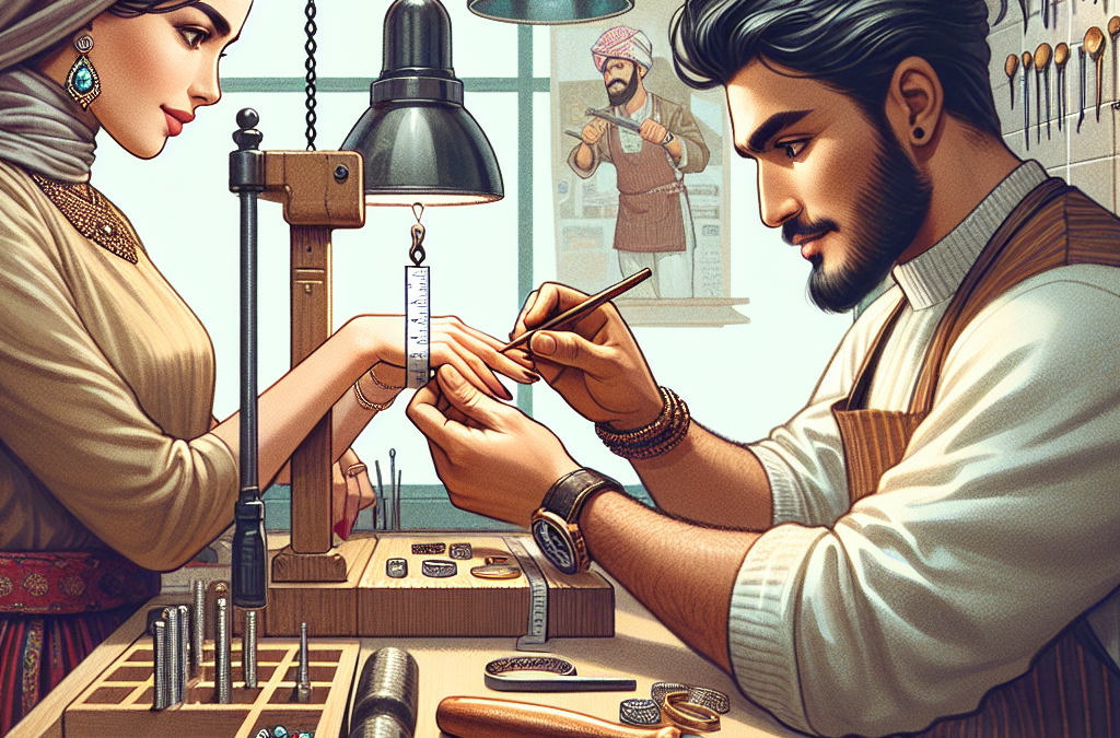 How do jewelers ensure custom rings fit perfectly?