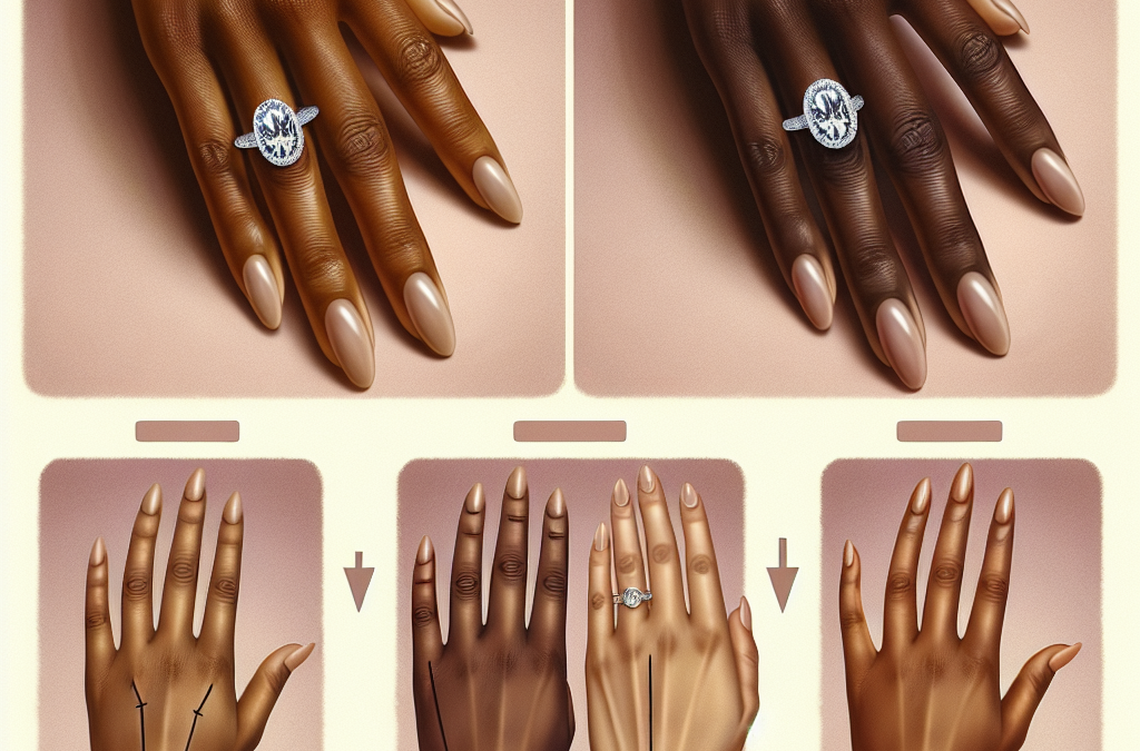 How do oval diamond engagement rings elongate the finger?
