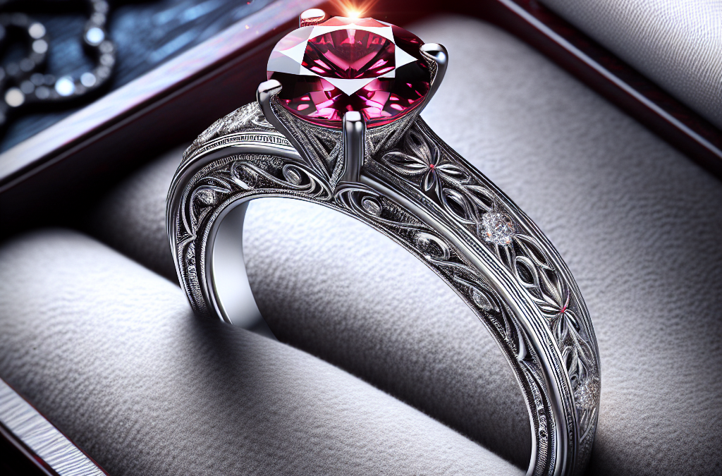 How do spinel gemstones work in engagement rings?