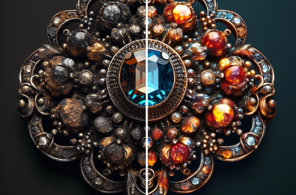 How does patina add value to vintage jewelry?