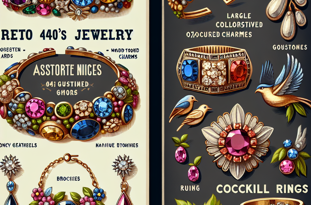What is special about retro 1940s jewelry styles?