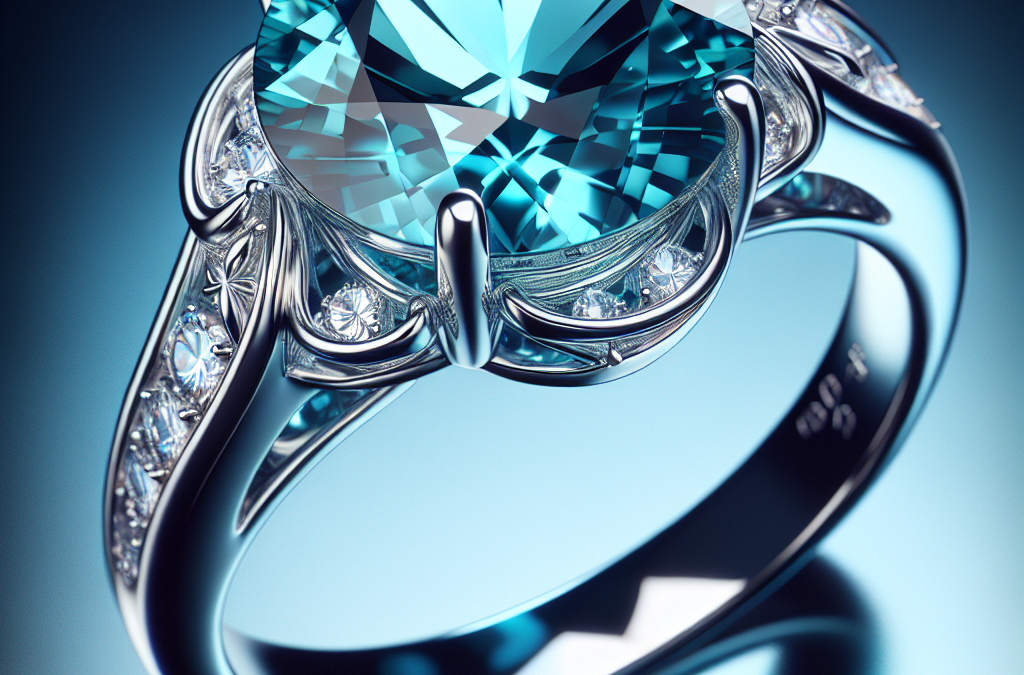 What makes aquamarine engagement rings unique?