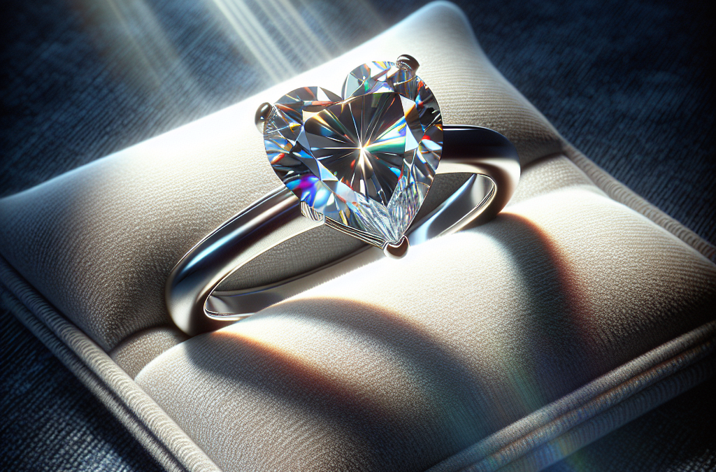 What makes heart shaped diamonds meaningful in engagement rings?