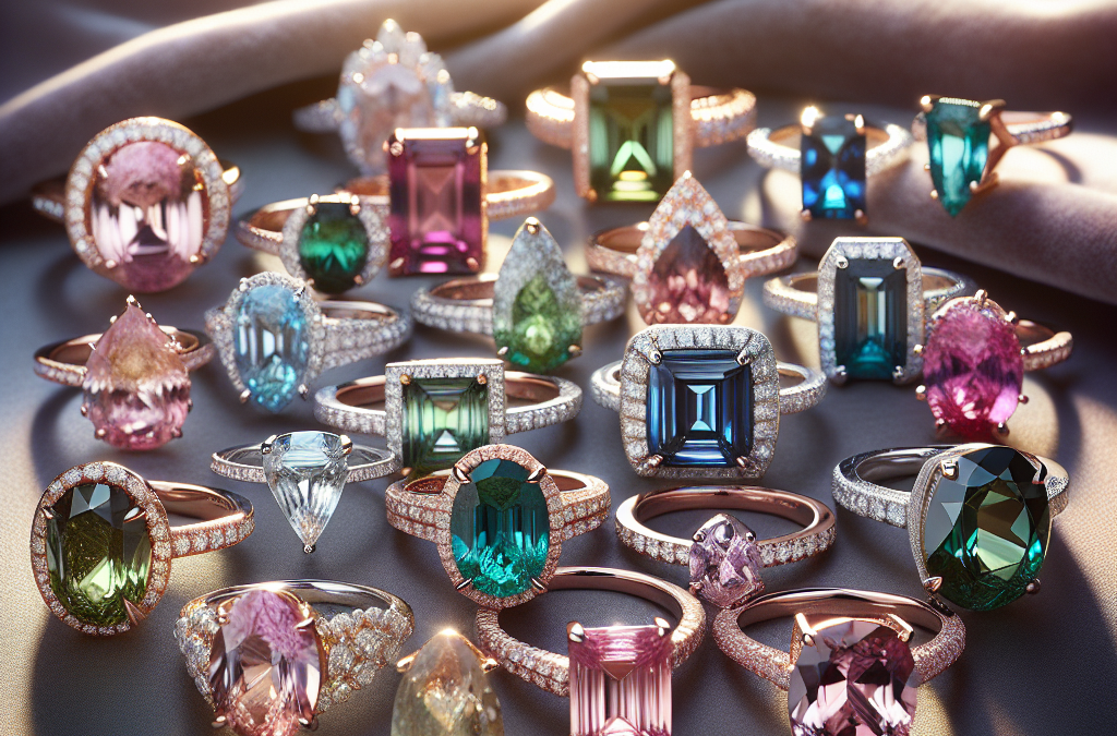What makes tourmaline engagement rings versatile?