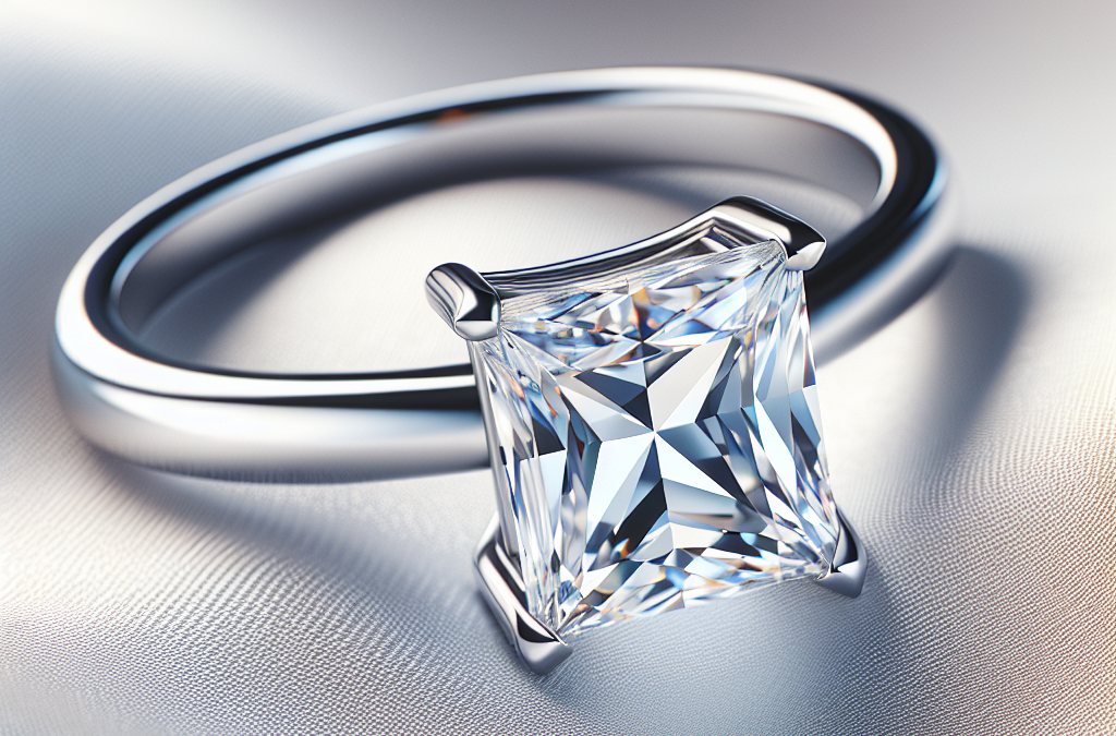 Why are princess cut diamond rings popular for modern brides?