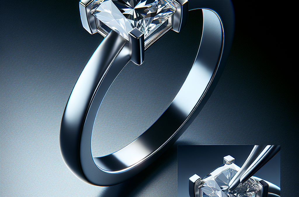Why are tension set diamond engagement rings distinctive?