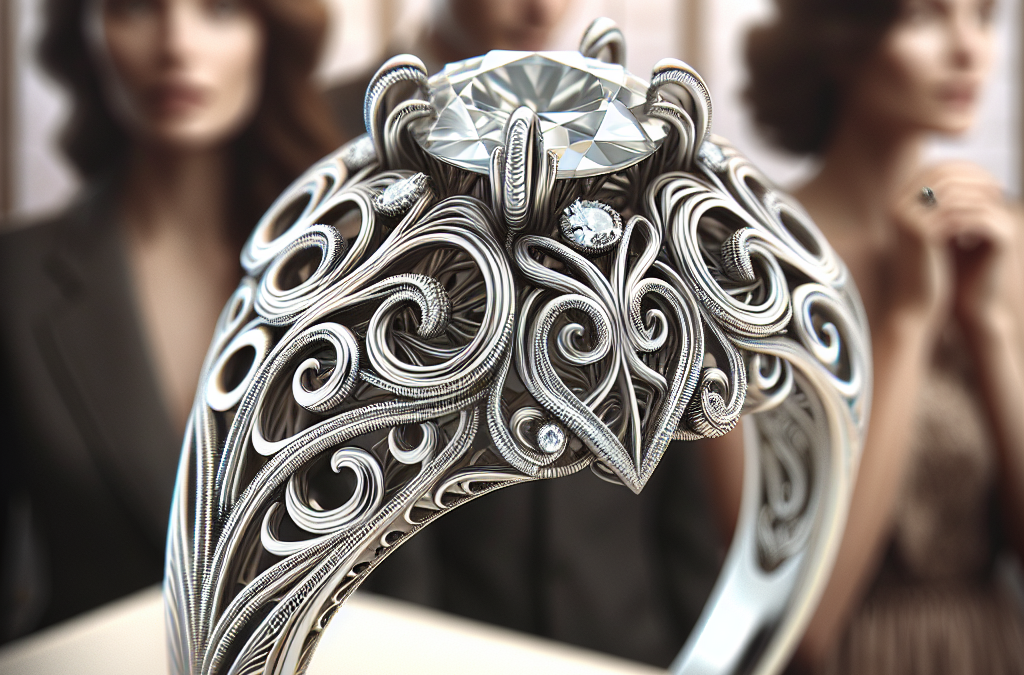 Why are vintage filigree engagement rings sought after?