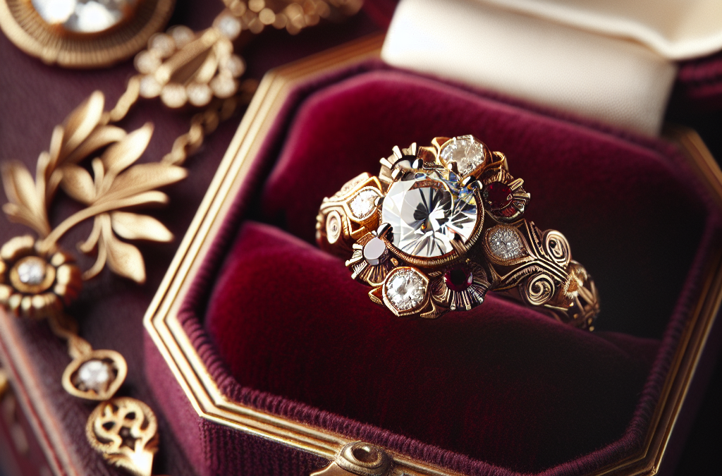 Why are vintage-inspired engagement rings popular today?
