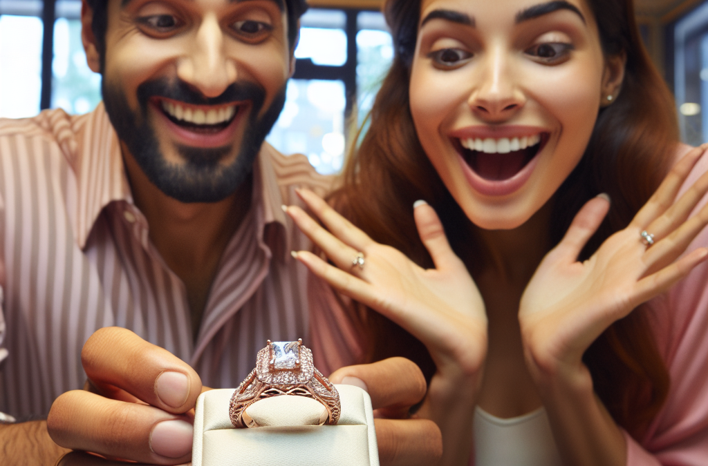 Why do couples prefer custom-made engagement rings?
