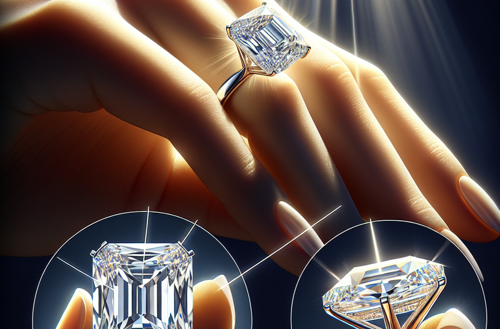 Why do some prefer radiant cut diamonds for engagement rings?