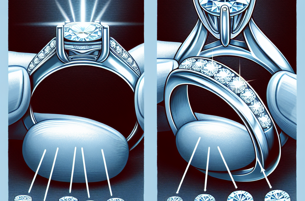 How do bezel settings change the durability of diamond engagement rings?